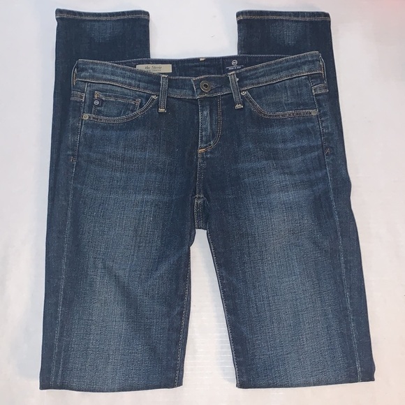 AG Adriano Goldschmied Stevie Slim Straight Leg Jean Size 25R - Picture 1 of 11